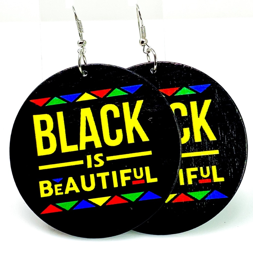 Black is Beautiful Hoop Earrings